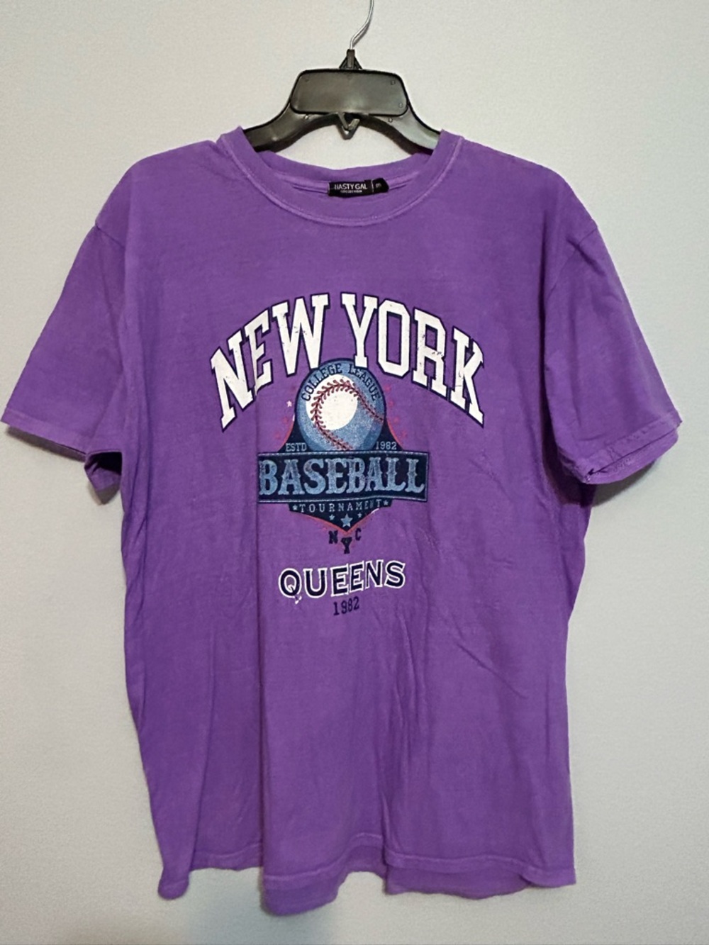 Nasty Gal Queens New York baseball tee